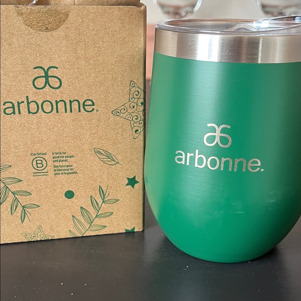 Arbonne Emerald Green Insulated Tumbler